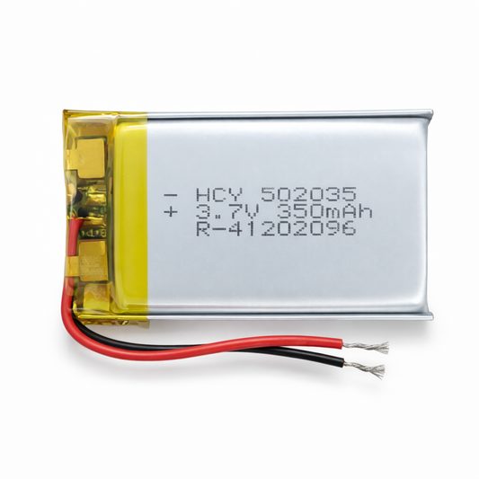 502035 Rechargeable Li-Po Battery – Micro Slim Lithium Polymer 3.7v