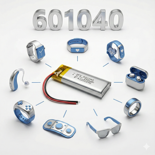 601040 Rechargeable Li-Po Battery – Micro Slim Lithium Polymer