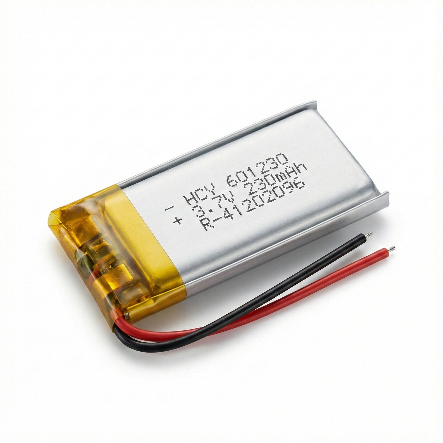 601230 3.7V Rechargeable Li-Po Battery – Micro Slim Lithium Polymer Cell