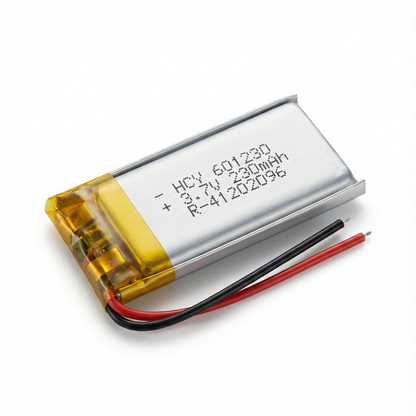 601230 3.7V Rechargeable Li-Po Battery – Micro Slim Lithium Polymer Cell