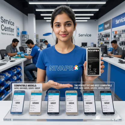 GALAXY ALPHA SAMSUNG EB-BG850BBC G850 | G8508S | G850Y | G850K | G8509V | G850A | G850F compatible 1860mAh by NIVAPRO