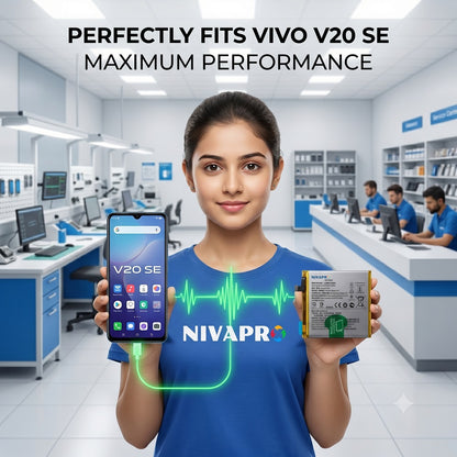 B-06, B06 Original for Vivo V20 SE (Model numbers V2022 and V2023) 4100mAh Battery with warranty by NIVAPRO