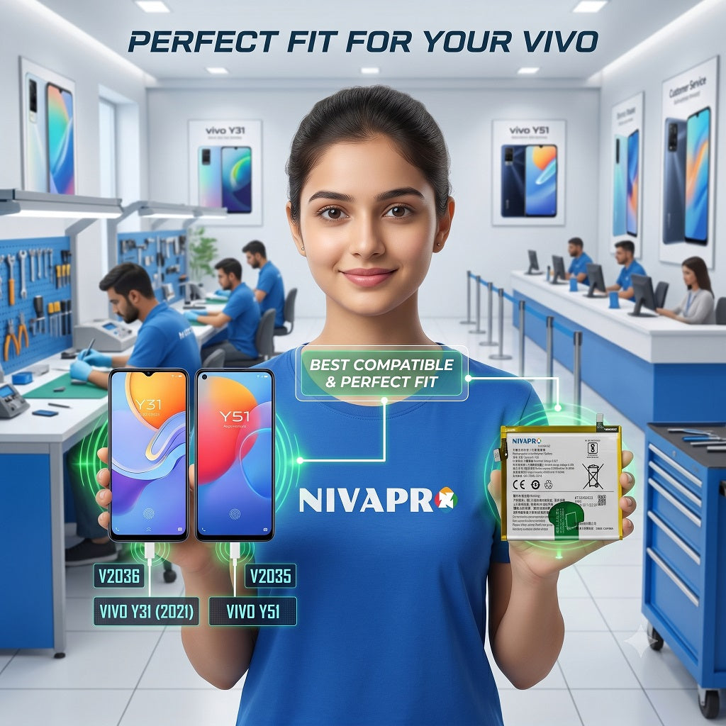 B-09, B09 Original for Vivo X60 4300mAh Battery with warranty by NIVAPRO