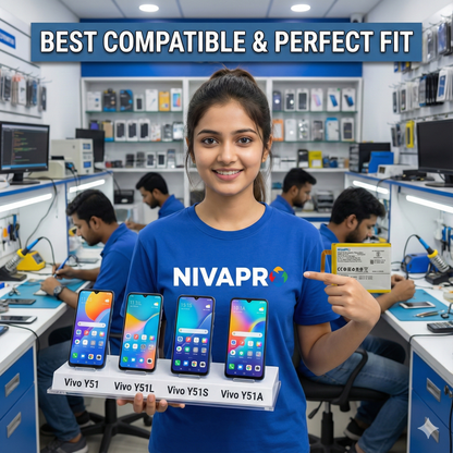 NIVAPRO B-95  for Vivo Y51, Y51L, Y51S Battery capacity 2350mAh with Warranty