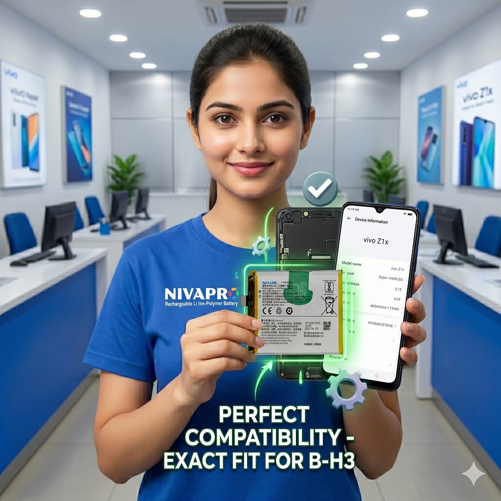 B-H3, BH3 for Vivo Z1x  4500mAh Battery with warranty by NIVAPRO