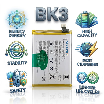 BK3 for Vivo S1 Pro 4500mAh Battery with warranty by NIVAPRO