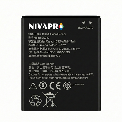 BL242 Mobile battery for A6000,A6010 2300mAh by NIVAPRO