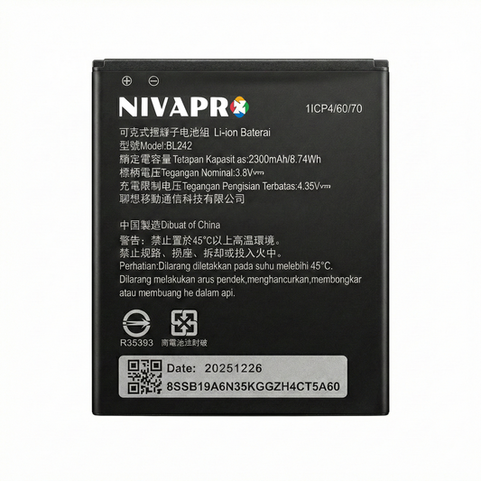 BL242 Mobile battery for A6000,A6010 2300mAh by NIVAPRO