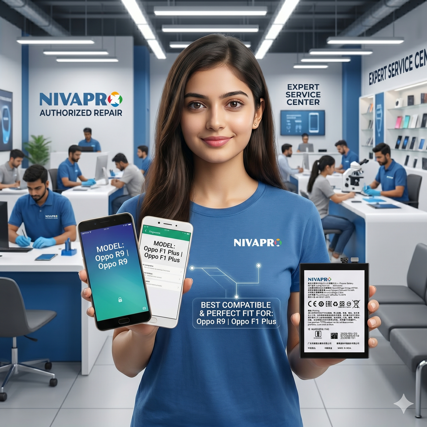 Original BLP609 for Oppo R9 | F1 Plus 2850mAh Battery with warranty by NIVAPRO
