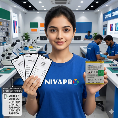 BLP661 for Oppo F7 / A3 /CPH1819 / CPH1821 / PADM00 / CPH1837 / PADT00  3400mAh Battery with warranty by NIVAPRO