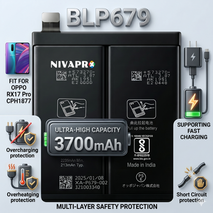 BLP679 for Oppo RX17 Pro CPH1877 3700mAh Battery with warranty by NIVAPRO