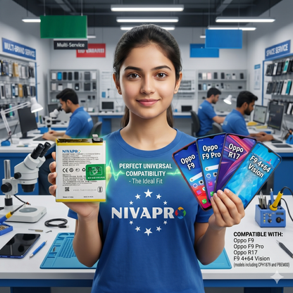 BLP681 for  Oppo F9, F9 Pro/ R17,F9   3500mAh Battery with warranty by NIVAPRO