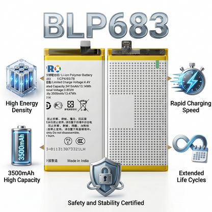 BLP683 for  Realme 2 Pro F9 Pro F9 3500mAh Battery with warranty by NIVAPRO