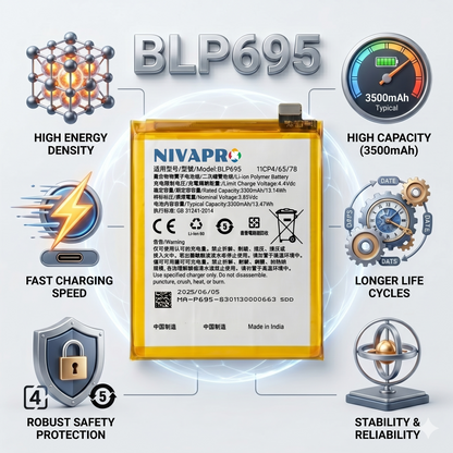 BLP695 for Oppo Realme U1,  Realme 2 PRO 3500mAh Battery with warranty by NIVAPRO