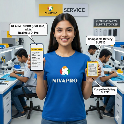 BLP713 for Realme 3 Pro RMX1851 3960mAh Battery with warranty by NIVAPRO