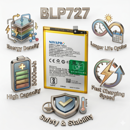 BLP727 for Oppo A5 (2020) and Oppo A9 (2020) 4000mAh Battery with warranty by NIVAPRO