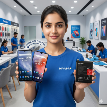 BLP743 for OnePlus 7T (models HD1900, HD1901, HD1903, HD1905, and HD1907) 3800mAh Battery with warranty by NIVAPRO