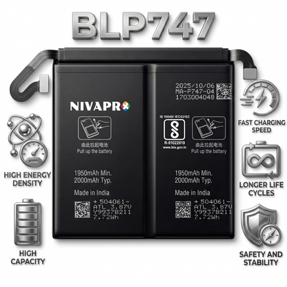 BLP747 for  Oppo Reno Ace 4000mAh Battery with warranty by NIVAPRO