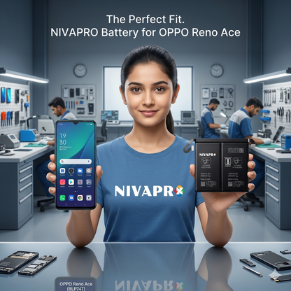 BLP747 for  Oppo Reno Ace 4000mAh Battery with warranty by NIVAPRO