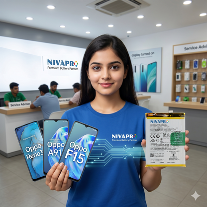 Original BLP765 for  Oppo Reno 3 | A91 | F15 CHP2001 | CPH2021 |  PCPM00 4025mAh  Battery with warranty by NIVAPRO