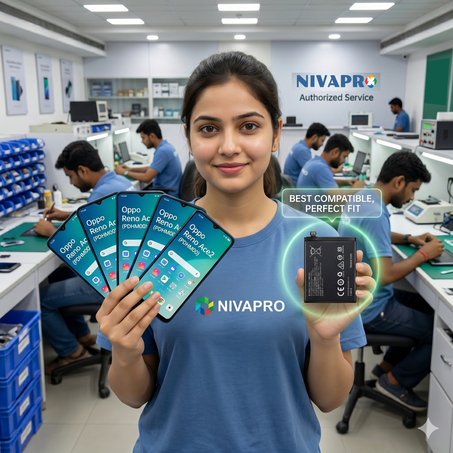 BLP783 for  Oppo Reno Ace2 smartphones 4000mAh Battery with warranty by NIVAPRO