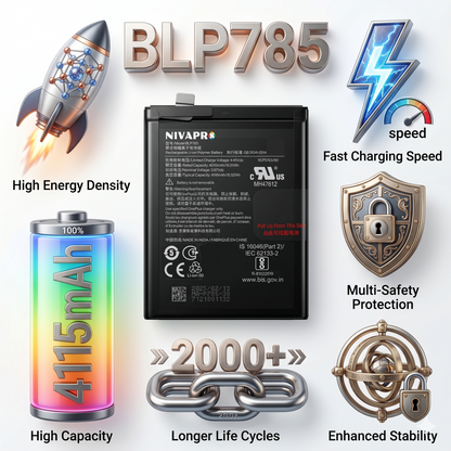 BLP785 for OnePlus Nord | One Plus 8 nord 5G | One Plus Z smartphones 4115mAh Battery with warranty by NIVAPRO