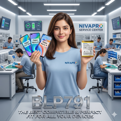 BLP791 Battery for Oppo F17 PRO | Reno 4 | 4G | 4 LITE smartphones 4015mAh Battery with warranty by NIVAPRO