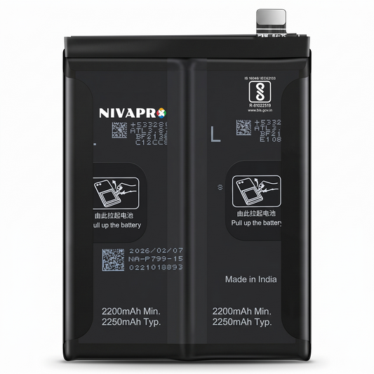 BLP799 Battery for Realme 7 Pro, X7 Pro, X3 Pro, and Narzo 20 Pro smartphones 4500mAh Battery with warranty by NIVAPRO