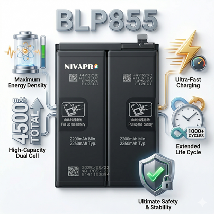 BLP855 for Reno 6 Pro 5G 4500mAh Battery with warranty by NIVAPRO