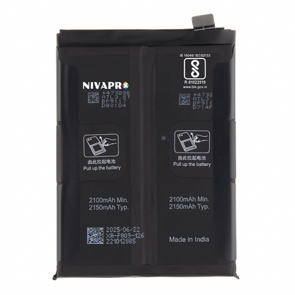 BLP809 Battery for Realme GT Master RMX3363, RMX3360 smartphones 4300mAh Battery with warranty by NIVAPRO