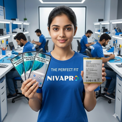 BLP813 Battery for OnePlus Nord N100 smartphones 5000mAh Battery with warranty by NIVAPRO