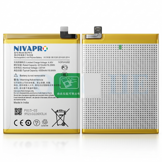 BLP815 Battery for Oppo A15 / A3s /A15 2020 /A15S smartphones 4300mAh Battery with warranty by NIVAPRO