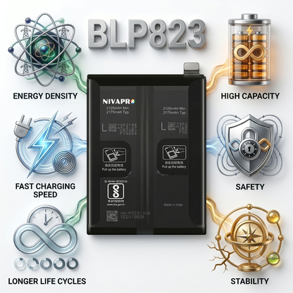 BLP823 Battery for  Oppo Reno 5 Pro 5G smartphones 4350mAh Battery with warranty by NIVAPRO
