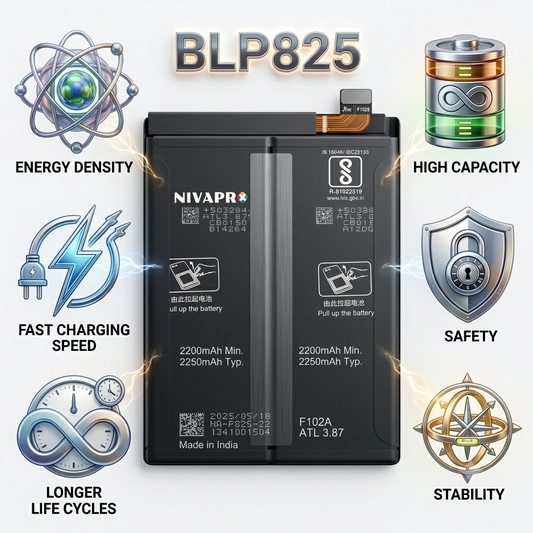 BLP825 Battery for Oppo Reno 5 Pro Plus 5G smartphones 4500mAh Battery with warranty by NIVAPRO