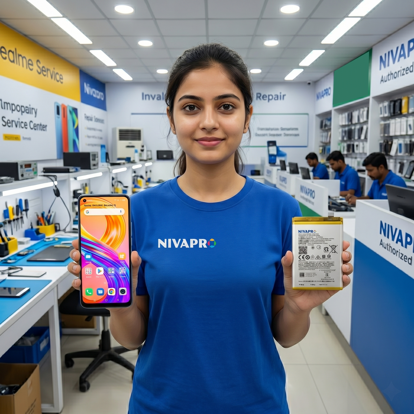 BLP841 Battery For Realme 8 5000mAh Battery with warranty by NIVAPRO