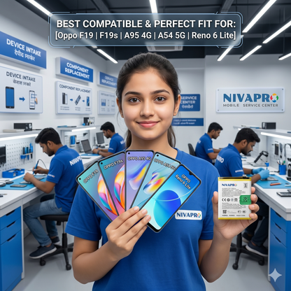 BLP851 Battery For Oppo F19 / F19s / A95 4G / A54 5G / Reno 6 Lite  4500mAh Battery with warranty by NIVAPRO
