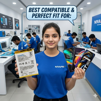 BLP857 Battery For Realme Q3 Pro 5G (RMX2205) / Realme X7 Max / Realme GT Neo (RMX3031)  4500mAh Battery with warranty by NIVAPRO