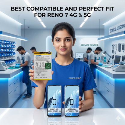 BLP893 for Oppo Reno 7 (both 4G and 5G models)  4500mAh Battery with warranty by NIVAPRO
