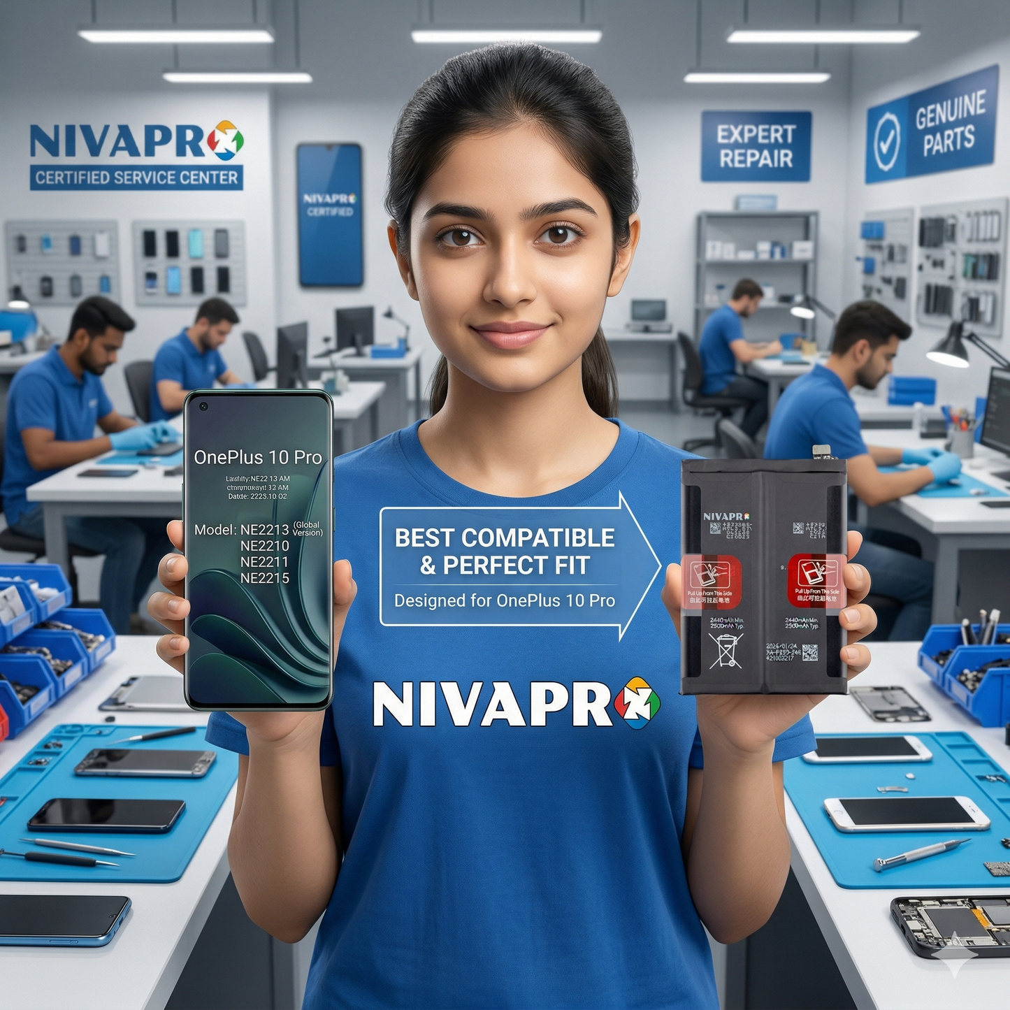 BLP899 for OnePlus 10 Pro 5000mAh Battery with warranty by NIVAPRO