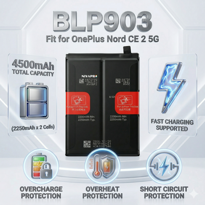 BLP903 for OnePlus Nord CE 2 5G 4500mAh Battery with warranty by NIVAPRO