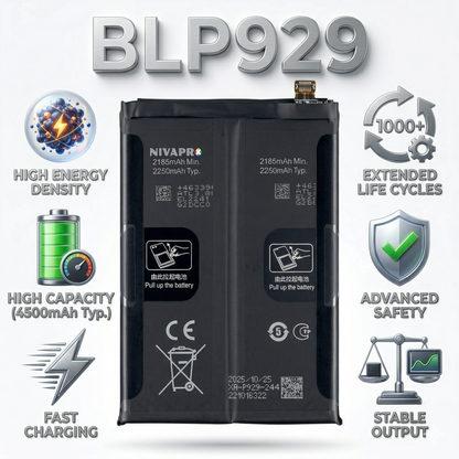 BLP929 for Oppo Reno 8 Pro+ (5G) 4500mAh Battery with warranty by NIVAPRO