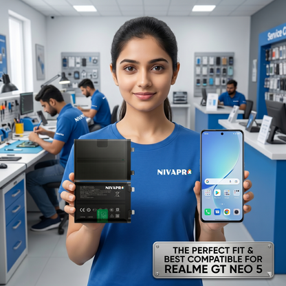 BLP985 for Realme GT Neo 5 (150W variant)  150W fast charging 5000mAh Battery with warranty by NIVAPRO