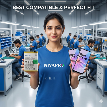 Original BLPA07 for  Oppo A78 4G (model CPH2565) 5000mAh  Battery with warranty by NIVAPRO