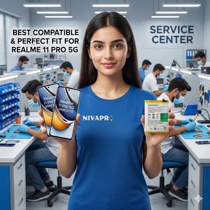 Original BLPA15 for Realme 11 Pro 5G (model RMX3771) 5000mAh  Battery with warranty by NIVAPRO