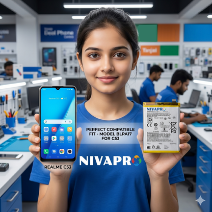 Original BLPA17 for Realme C53 5000mAh  Battery with warranty by NIVAPRO