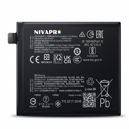 Original BLPA51 for Realme GT 6; Realme GT 6T; Realme GT Neo6 SE  5500mAh Battery with warranty by NIVAPRO