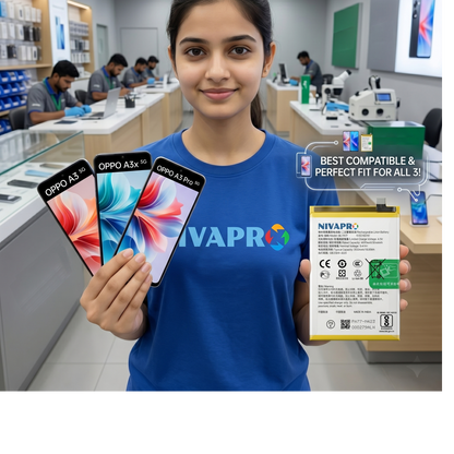 Original BLPA77 for Oppo A3 5G | Oppo A3x 5G | Oppo A3 Pro 5G 5100mAh Battery with warranty by NIVAPRO