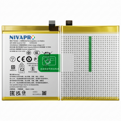 Original BLPA91 for Realme 13 Pro+ 5200mAh Battery with warranty by NIVAPRO