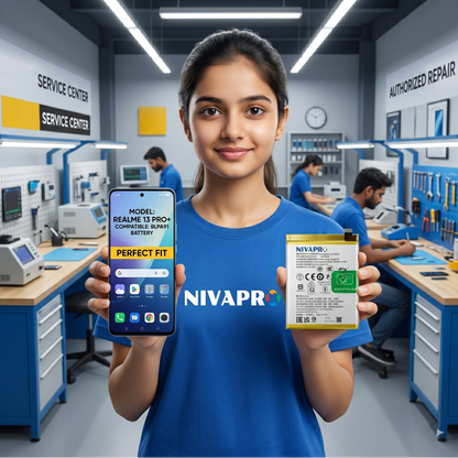Original BLPA91 for Realme 13 Pro+ 5200mAh Battery with warranty by NIVAPRO