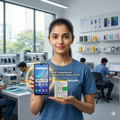 Original BLPB47 for Realme C75 5G 6000mAh Battery with warranty by NIVAPRO